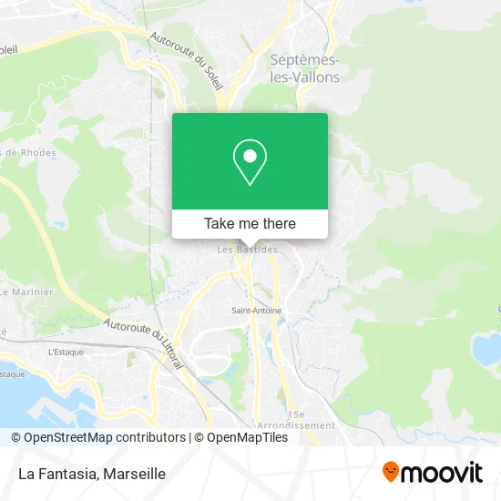 La Fantasia map