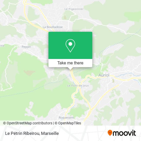 Le Pétrin Ribeïrou map