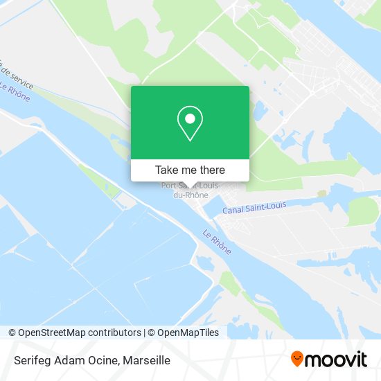 Serifeg Adam Ocine map