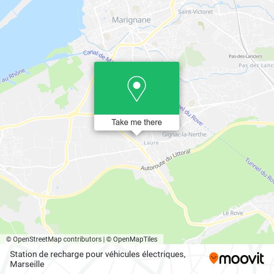 Mapa Station de recharge pour véhicules électriques