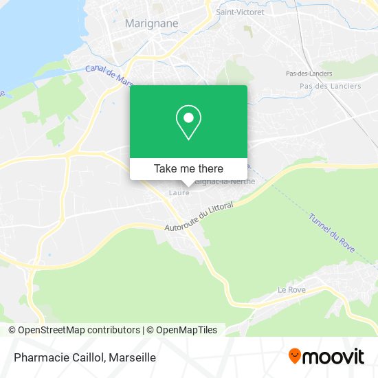 Pharmacie Caillol map