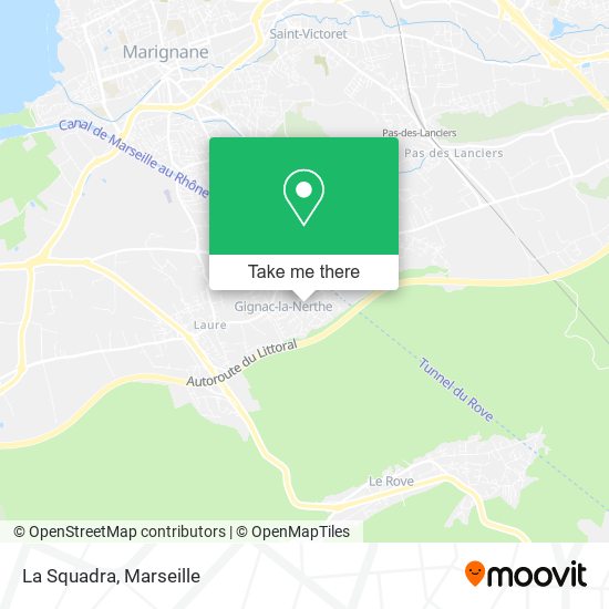La Squadra map