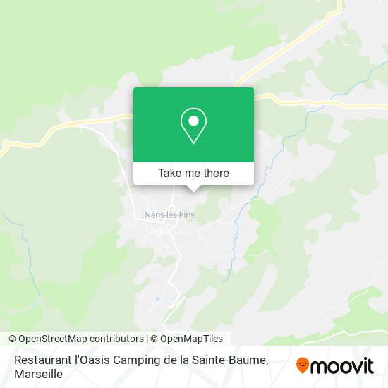 Restaurant l'Oasis Camping de la Sainte-Baume map