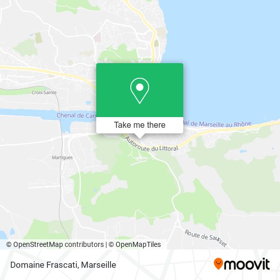 Domaine Frascati map