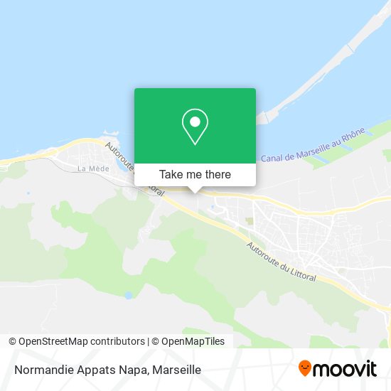 Normandie Appats Napa map