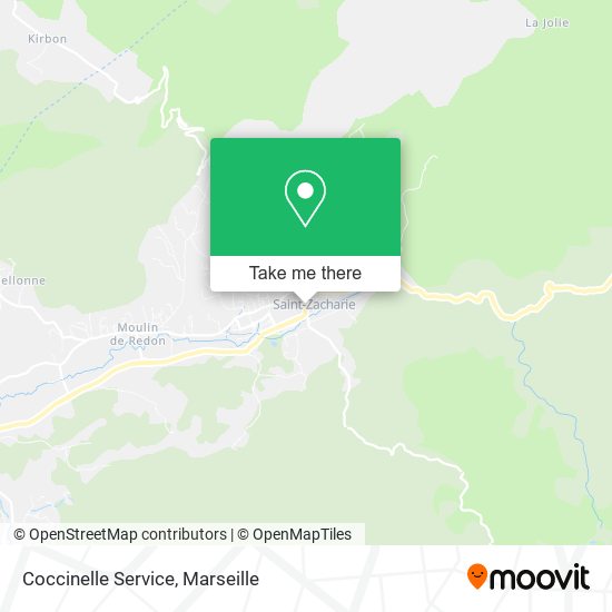 Coccinelle Service map