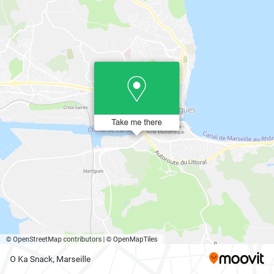 O Ka Snack map