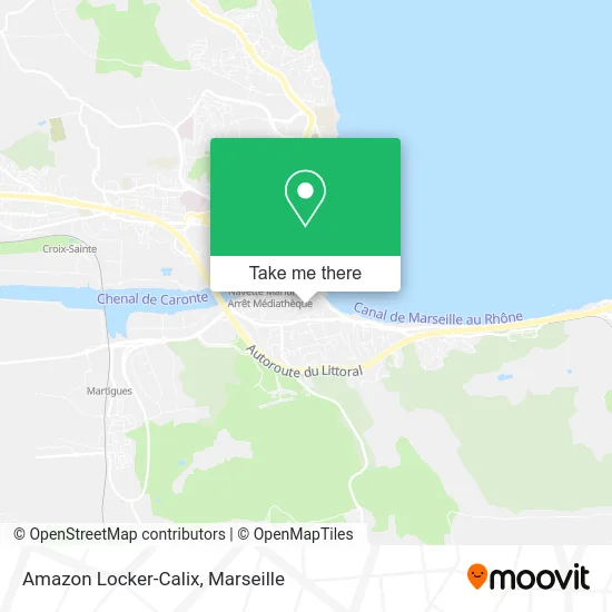 Amazon Locker-Calix map
