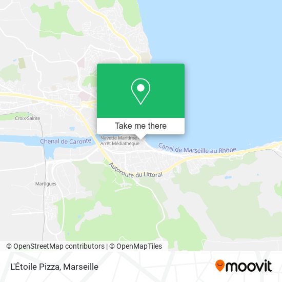 L'Étoile Pizza map