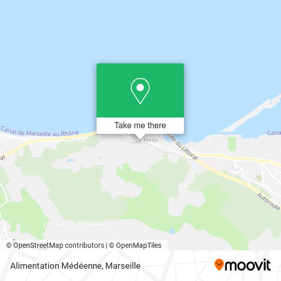 Alimentation Médéenne map