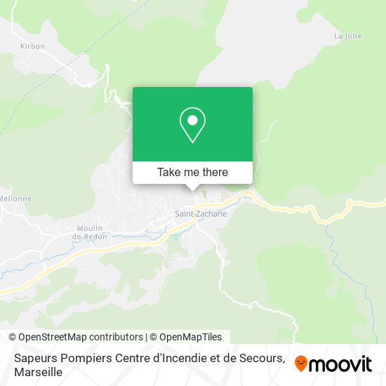 Sapeurs Pompiers Centre d'Incendie et de Secours map