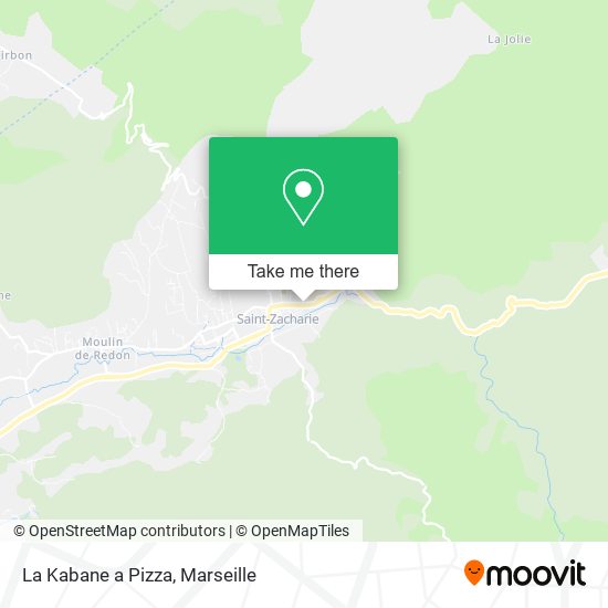 La Kabane a Pizza map