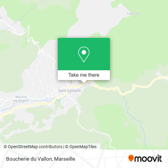 Boucherie du Vallon map