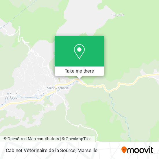 Cabinet Vétérinaire de la Source map