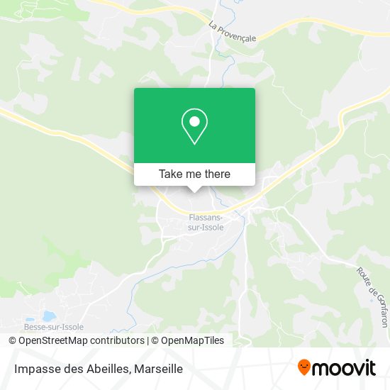 Impasse des Abeilles map