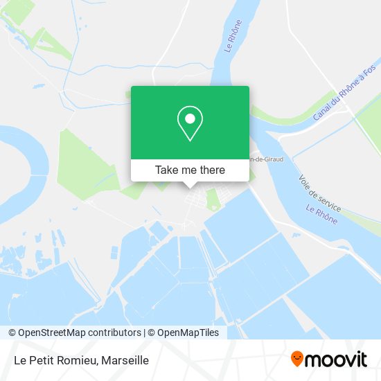 Le Petit Romieu map