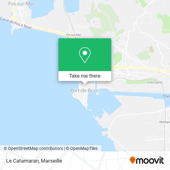Le Catamaran map