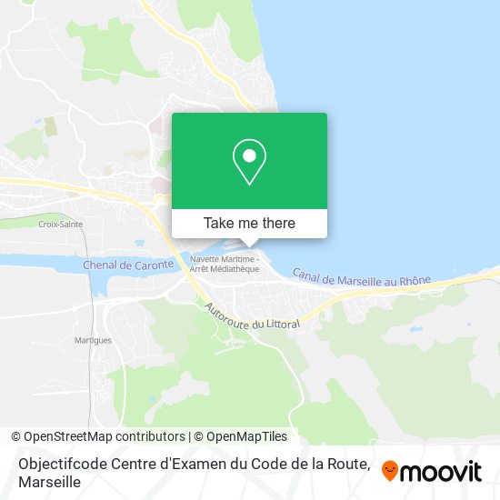 Objectifcode Centre d'Examen du Code de la Route map