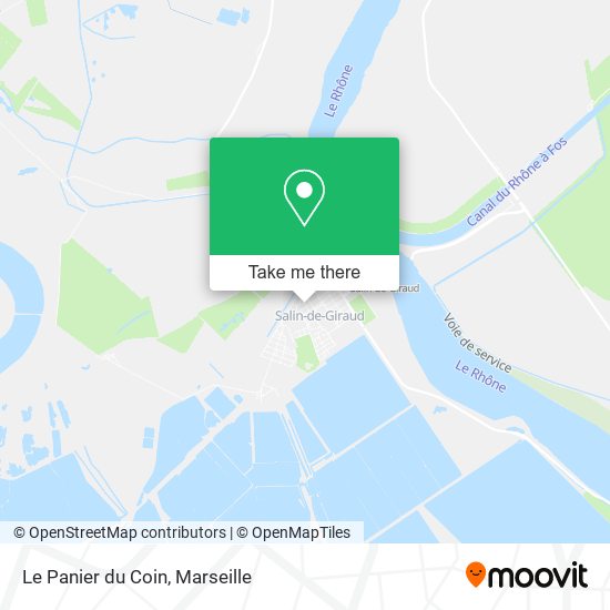 Le Panier du Coin map