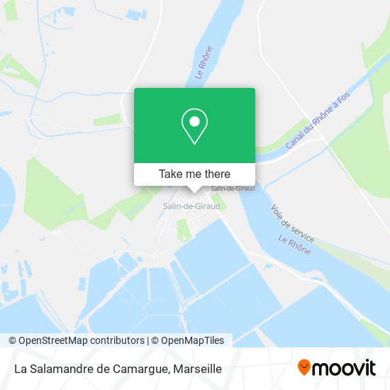 La Salamandre de Camargue map