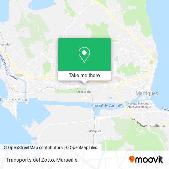 Transports del Zotto map