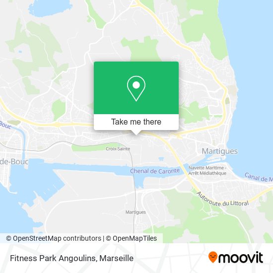 Fitness Park Angoulins map