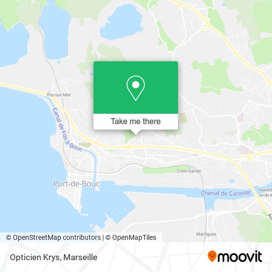Opticien Krys map
