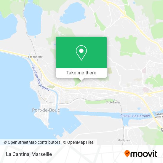 La Cantina map