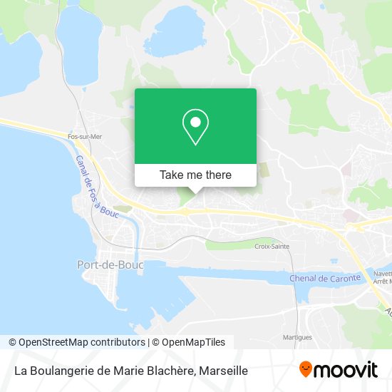 La Boulangerie de Marie Blachère map