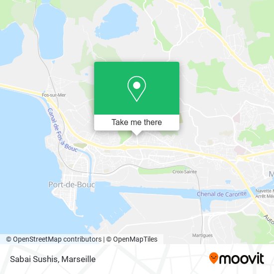 Sabai Sushis map