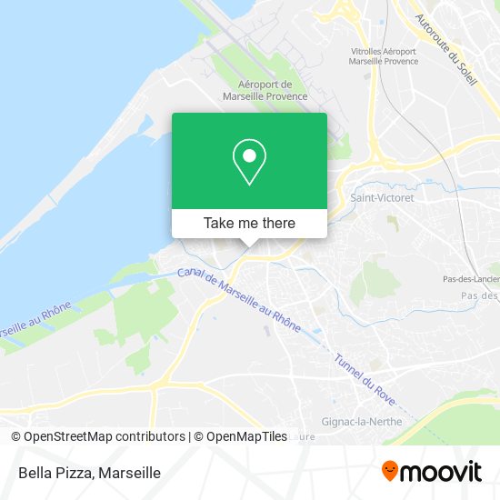 Bella Pizza map