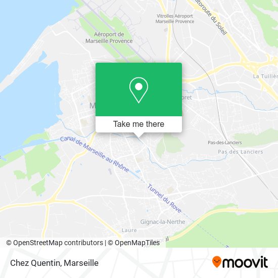 Chez Quentin map