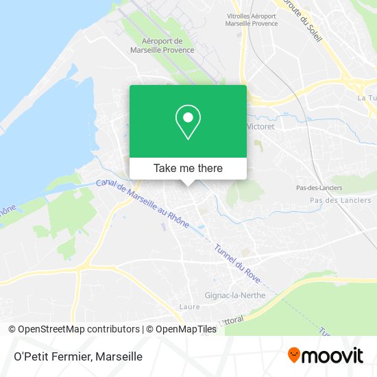 O'Petit Fermier map