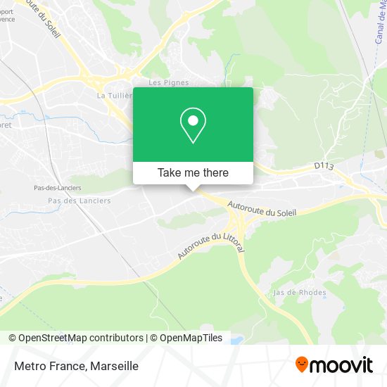 Metro France map