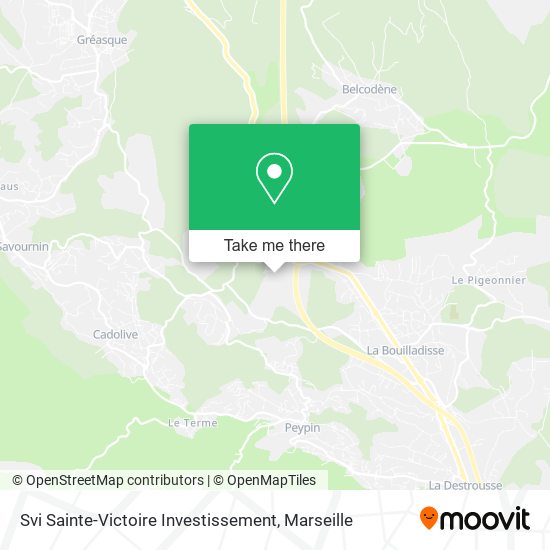 Svi Sainte-Victoire Investissement map