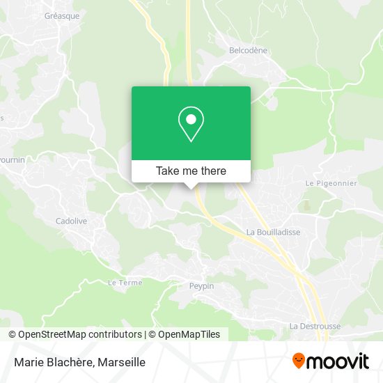 Marie Blachère map