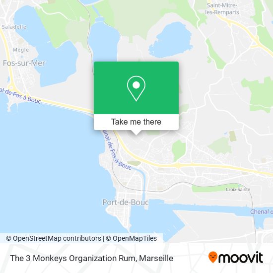 The 3 Monkeys Organization Rum map