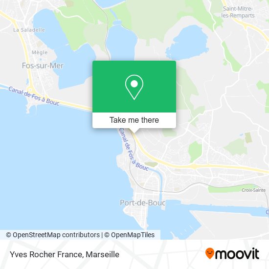 Yves Rocher France map