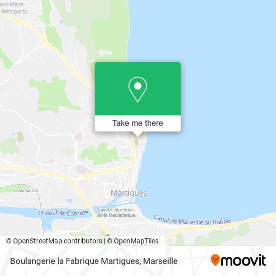 Boulangerie la Fabrique Martigues map