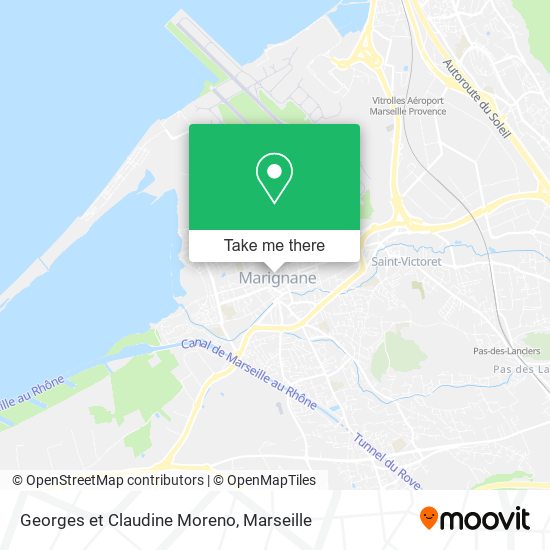 Georges et Claudine Moreno map