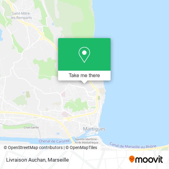 Livraison Auchan map