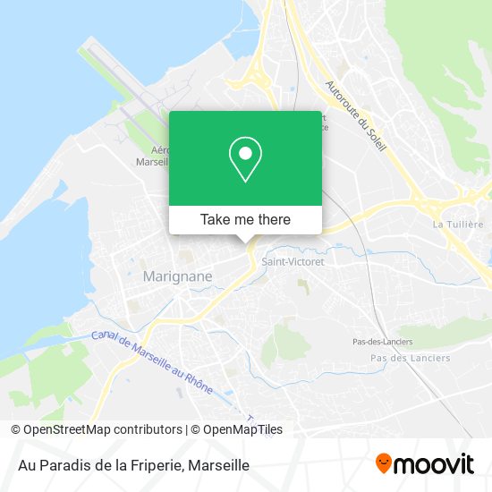 Au Paradis de la Friperie map