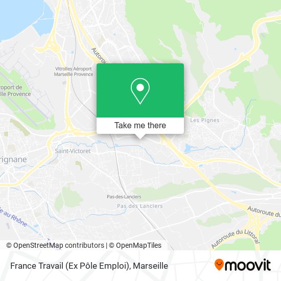 France Travail (Ex Pôle Emploi) map