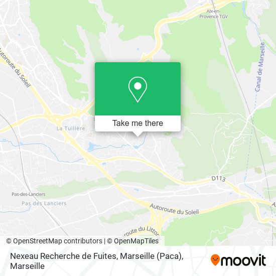 Nexeau Recherche de Fuites, Marseille (Paca) map