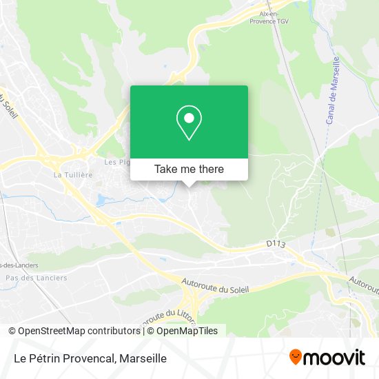 Le Pétrin Provencal map