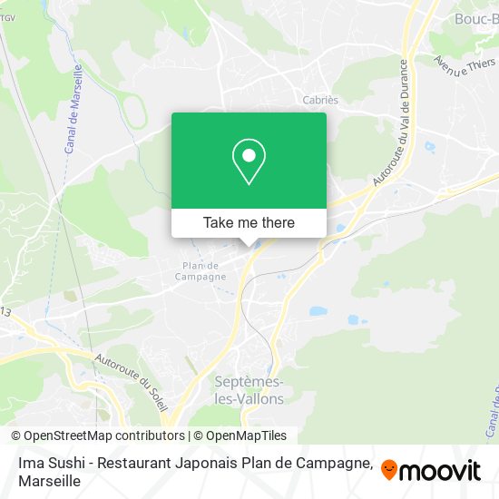 Ima Sushi - Restaurant Japonais Plan de Campagne map