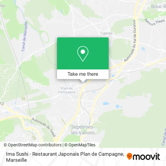 Ima Sushi - Restaurant Japonais Plan de Campagne map