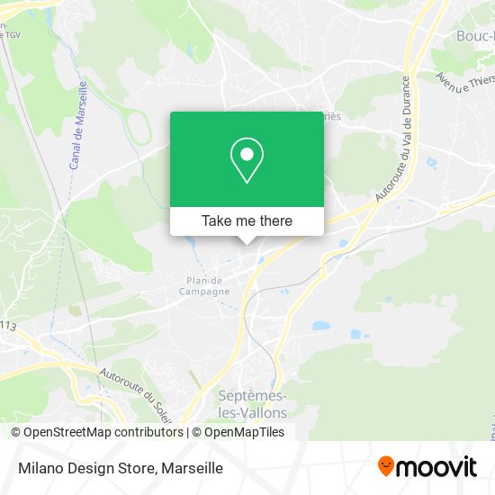 Milano Design Store map