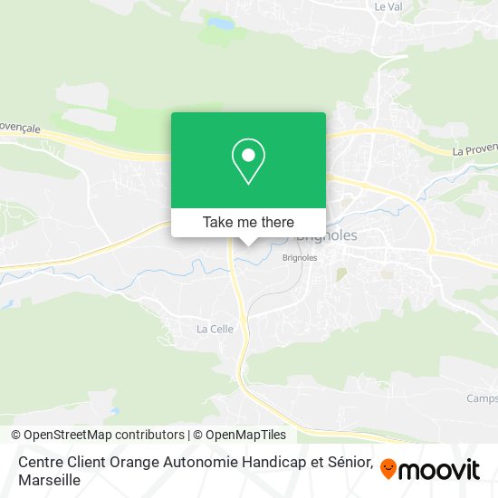 Centre Client Orange Autonomie Handicap et Sénior map