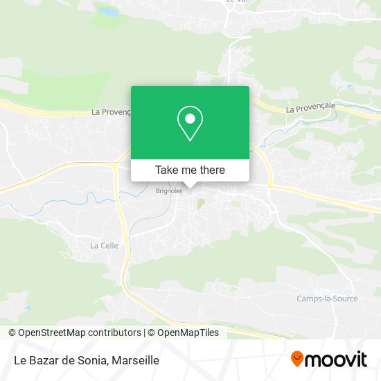 Le Bazar de Sonia map